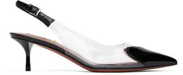 Кецове и обувки Alaïa Heart Slingback Pumps Черно | AA3E057CK150, 0