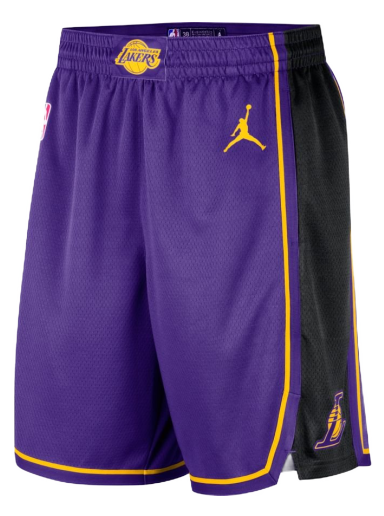 Къси панталони Jordan Dri-FIT NBA Los Angeles Lakers Statement Edition Swingman Basketball Shorts Лилаво | DO9432-504