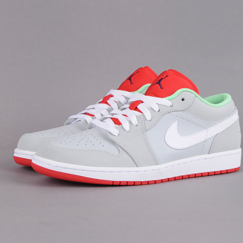 Кецове и обувки Jordan Air Jordan 1 Retro Low "Hare" Сиво | 553558-021, 1