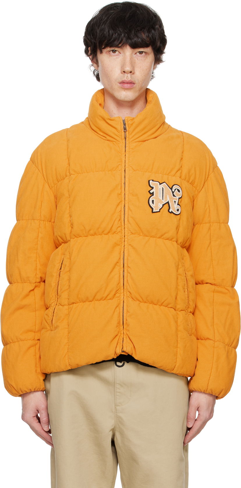 Пухо яке Palm Angels Corduroy Down Jacket Оранжево
 | PMED047F24FAB0012203