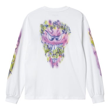 Тениска Carhartt WIP Babybrush Grin T-Shirt Бяло | I032144_02_XX, 6