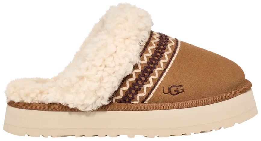 Кецове и обувки UGG UGG Disquette Atherson Slippers Кафяво | 1158282-CHE, 0
