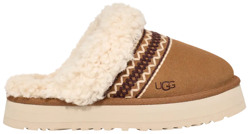 Кецове и обувки UGG UGG Disquette Atherson Slippers Кафяво | 1158282-CHE