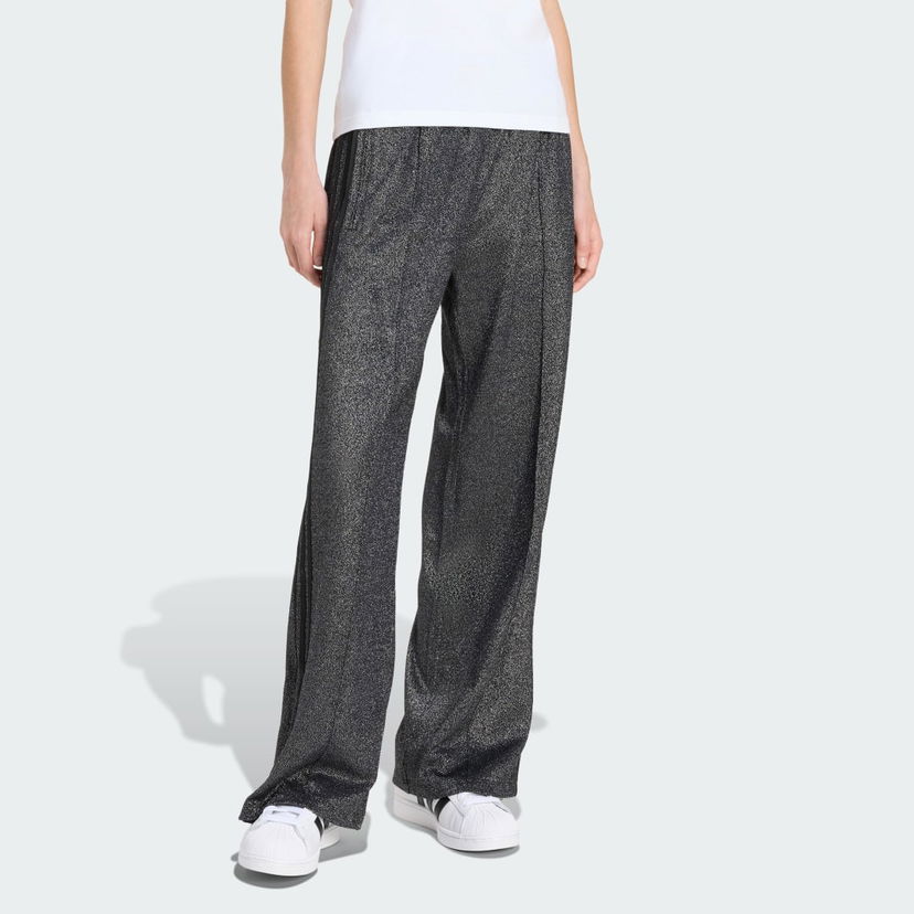 Панталони adidas Performance adidas Originals Firebird Lurex® Wide Leg Pants Черно | KS7809