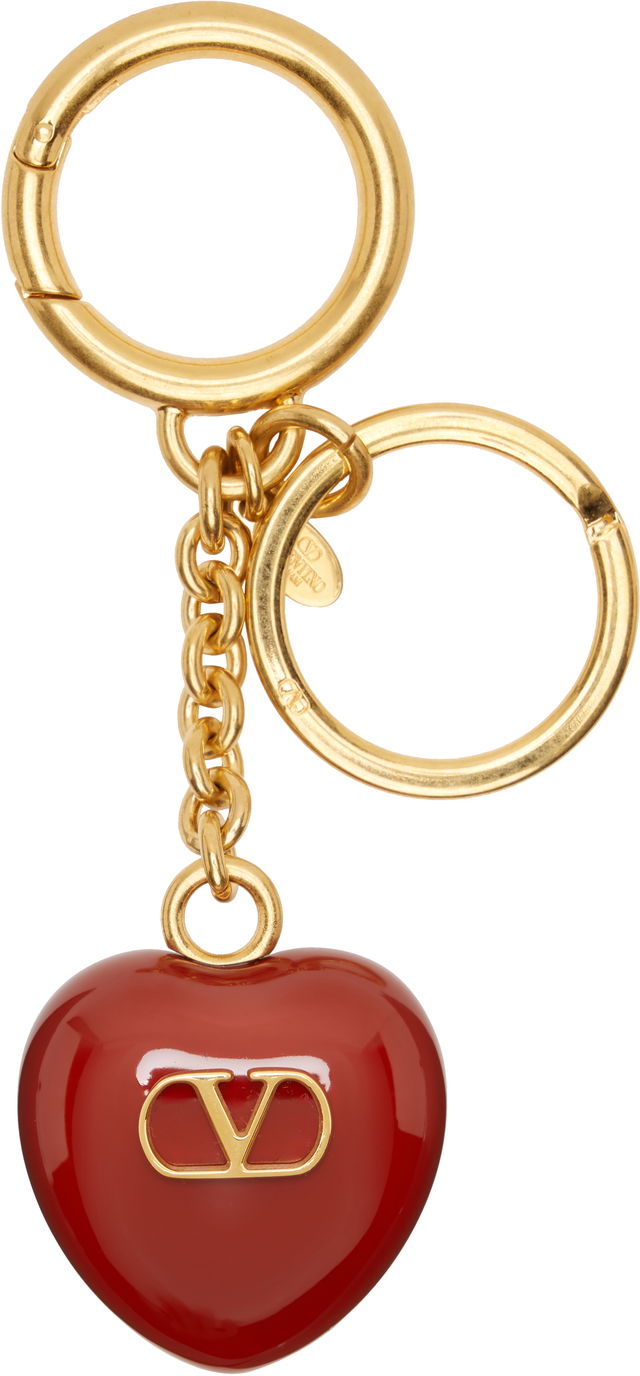 Garavani Coeur Royal Bag Charm Keychain