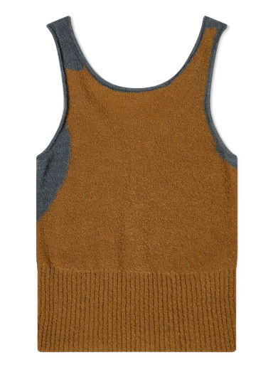 Потник Eckhaus Latta Coastal Cropped Knitted Tank Top Кафяво | 6012-EL-SS23-A