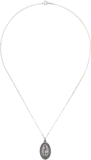 Колие WACKO MARIA WACKO MARIA Maria Medal Necklace Металик | WMGP-NL01, 0