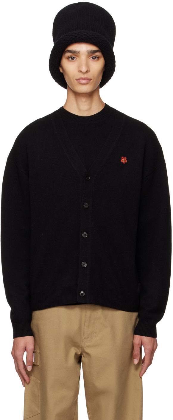 Пуловер KENZO Paris Cardigan Черно | FC65CA3433LC, 0