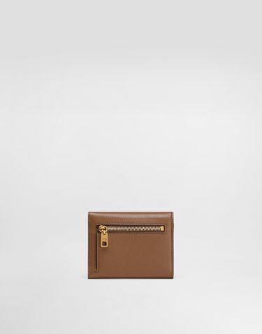 Портфейл Dolce & Gabbana Dolce & Gabbana Plongé Calfskin Small Wallet Кафяво | BI0770A9S258Z093, 1