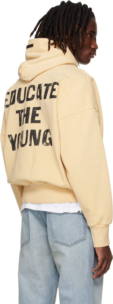 Суитчър Fear of God 'Educate' Relaxed-Fit Graphic Hoodie Жълто | FG25FW12-12111BHF-708, 2