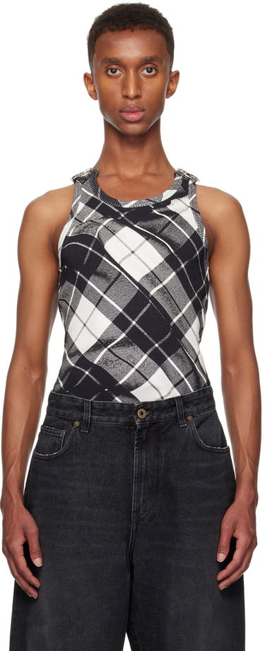 Потник Jean Paul Gaultier Jean Paul Gaultier Salopette Detail Tank Top Черно | 24/31-F-DB042-J565-000201, 0
