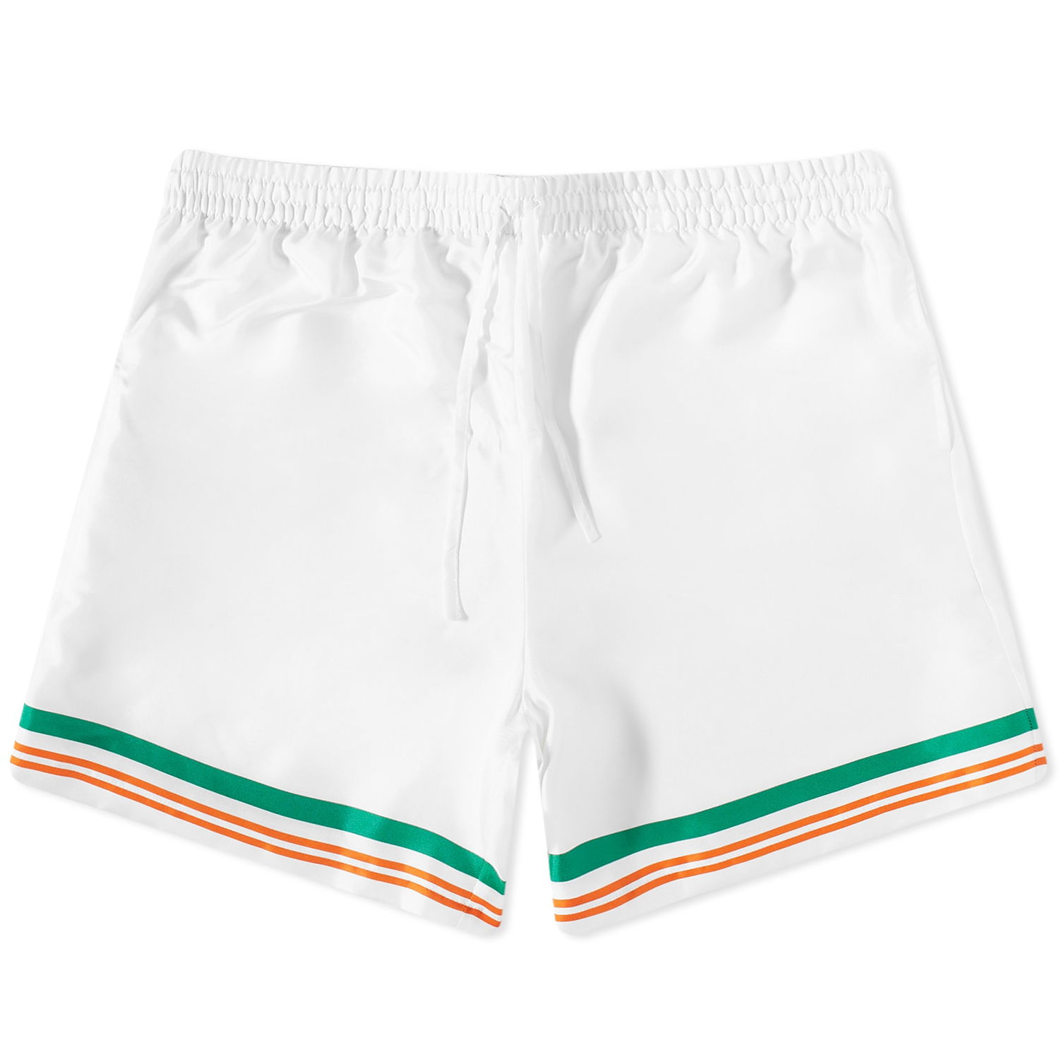 Къси панталони Casablanca Tennis Club Icon Silk Shorts Бяло | MS23-TR-012-02, 0