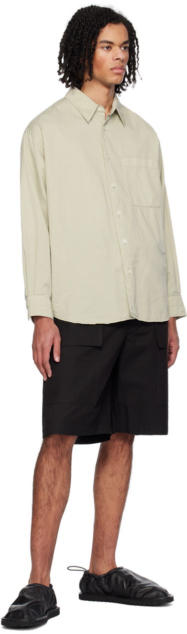 Къси панталони Studio Nicholson Studio Nicholson Cargo Pocket Shorts Черно | TILLER SNM - 1142, 3
