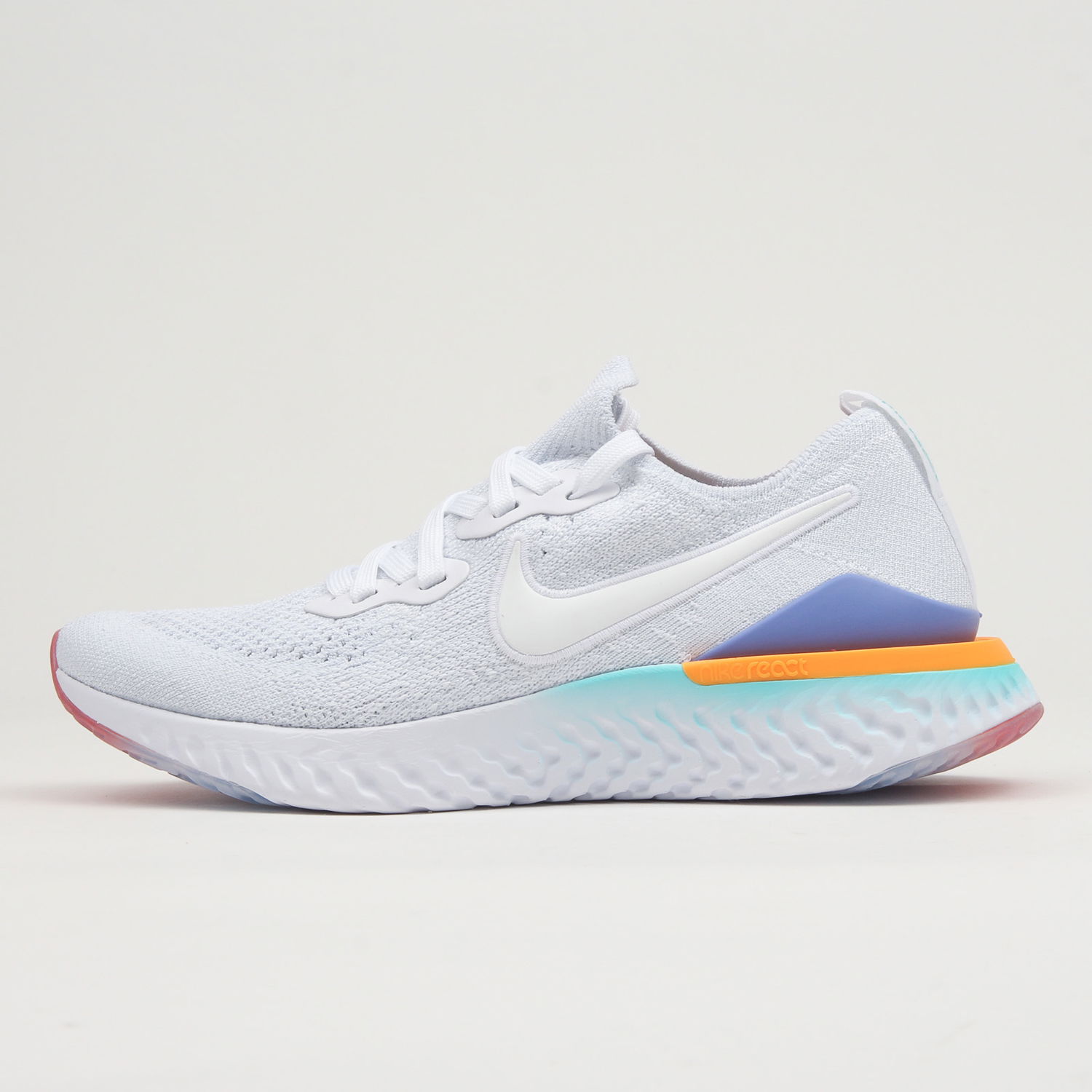 Кецове и обувки Nike Epic React Flyknit 2 W Бяло | BQ8927-104, 0