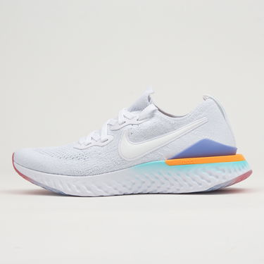 Кецове и обувки Nike Epic React Flyknit 2 W Бяло | BQ8927-104, 0
