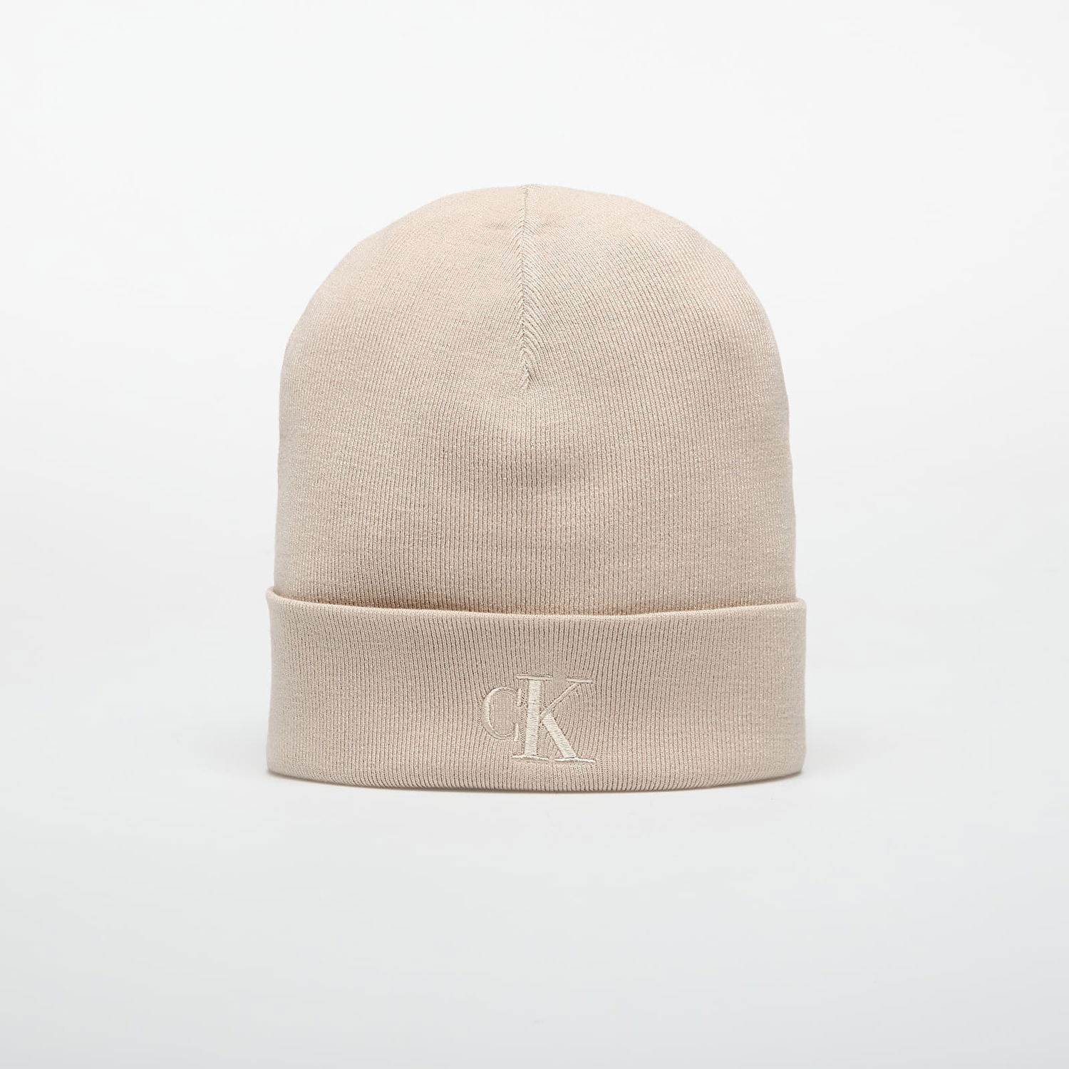 Шапка CALVIN KLEIN Fine Rib Beanie Universal Бежово | LV04D8020G RMU, 0