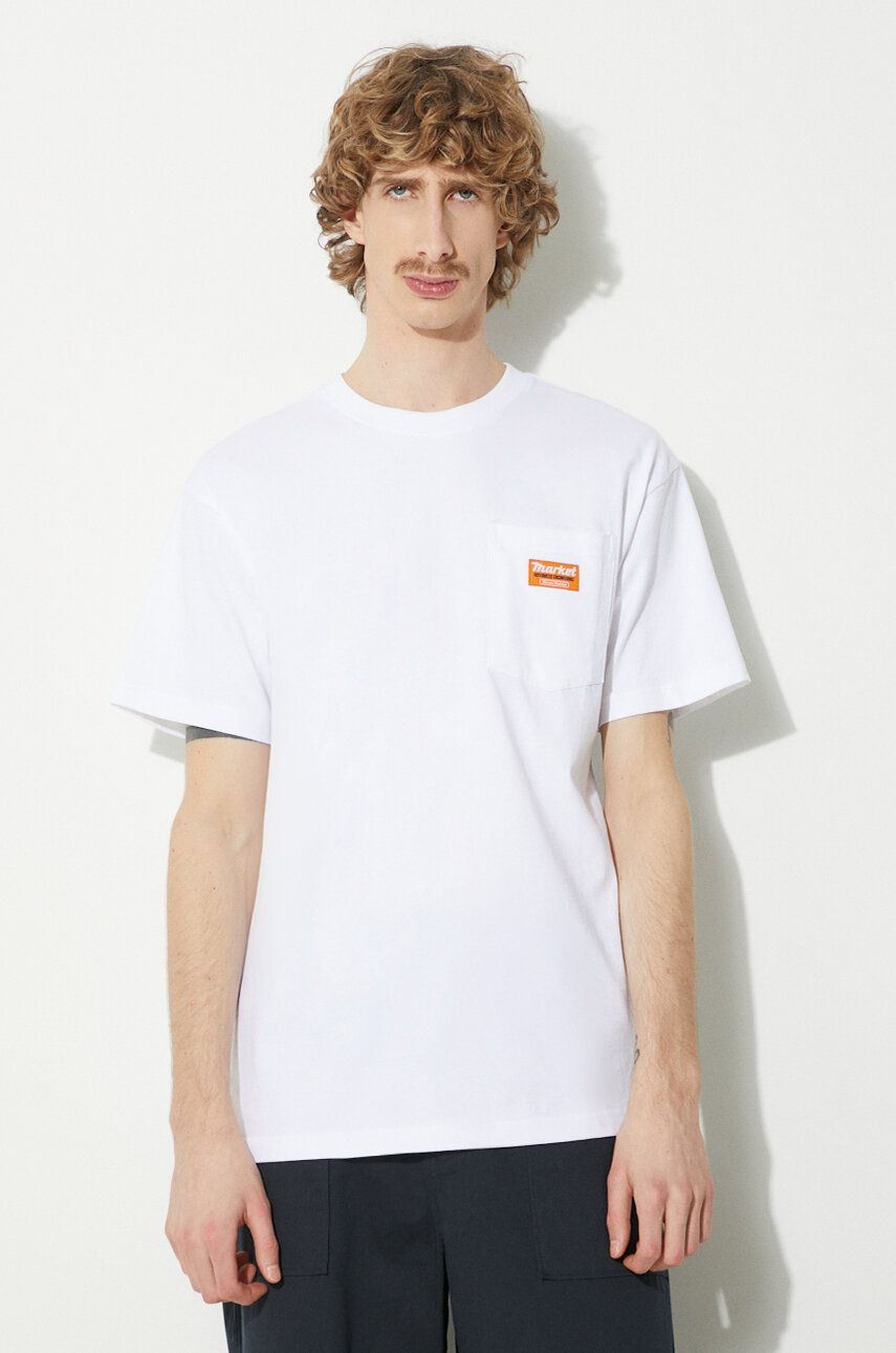 Тениска MARKET Hardware Pocket T-Shirt Бяло | 399001802, 0