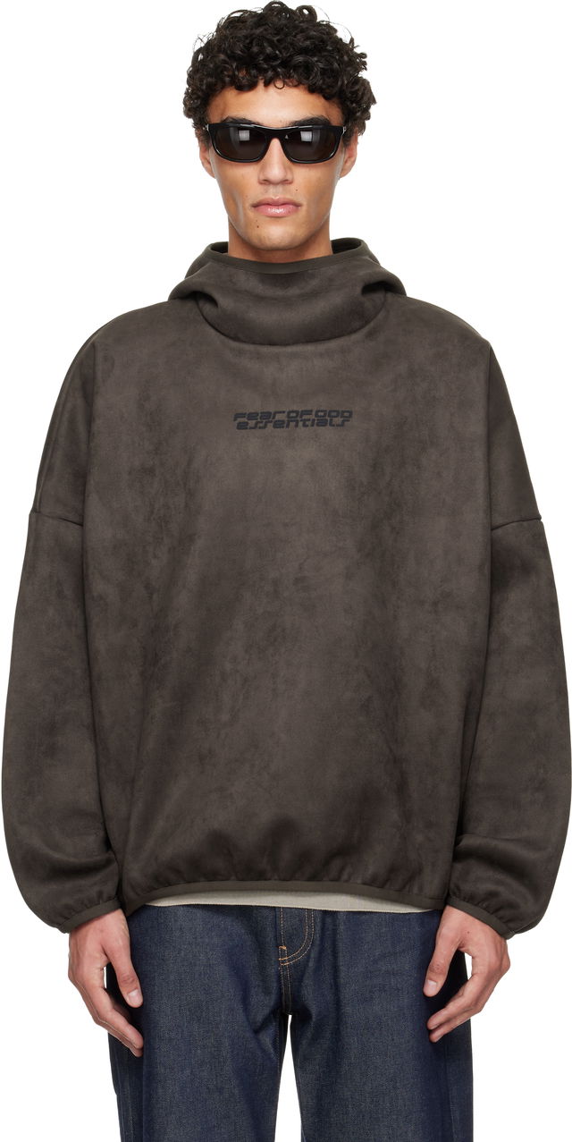 Fear of God ESSENTIALS Holiday Faux-Suede Fleece Modern Hoodie