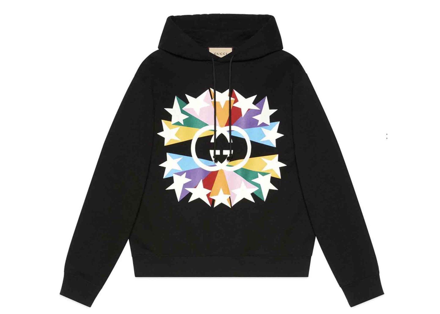 Суитчър Gucci Interlocking G Graphic-Print Hoodie Черно | 646953XJDNJ, 0