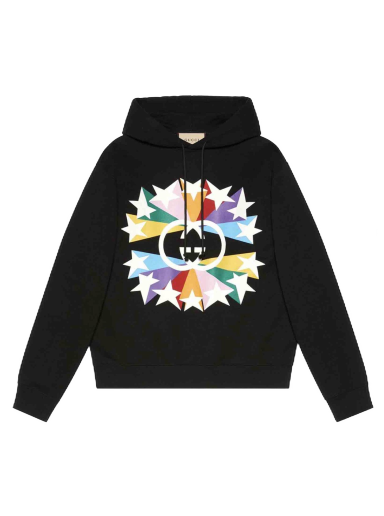 Interlocking G Graphic-Print Hoodie