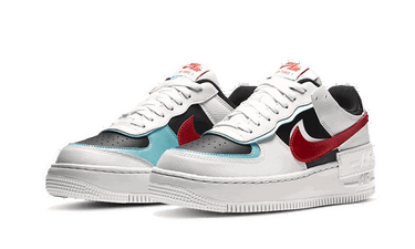 Кецове и обувки Nike Air Force 1 Shadow "Bleached Aqua" Бяло | DA4291-100, 2