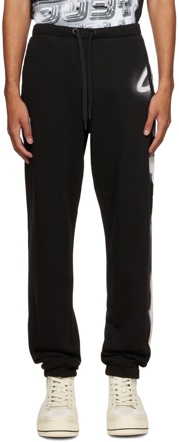 Спортни панталони Just Cavalli Graphic Print Lounge Pants Черно | S01KA0309, 0