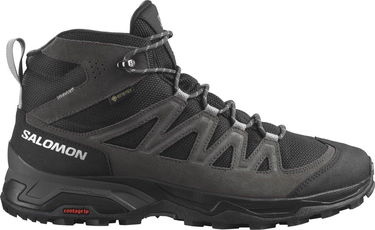 Кецове и обувки Salomon X Ward Leather Mid Gtx Сиво | L47181700, 0