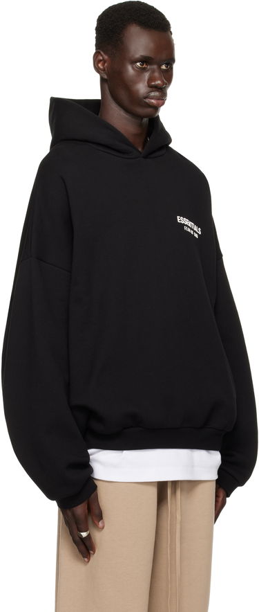 Суитчър Fear of God Fear of God ESSENTIALS Fleece Hoodie Черно | 192HO246250F, 1