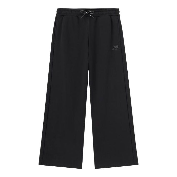 Панталони New Balance Fleece Wide-Leg Pants Черно | 6LD37322-BK, 0