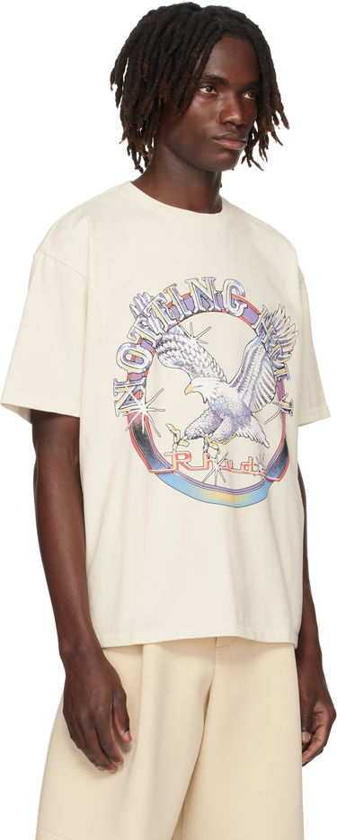 Тениска Rhude Rhude 'Notting Hill' Graphic Eagle T-Shirt Бежово | RHPF25TT13012, 4