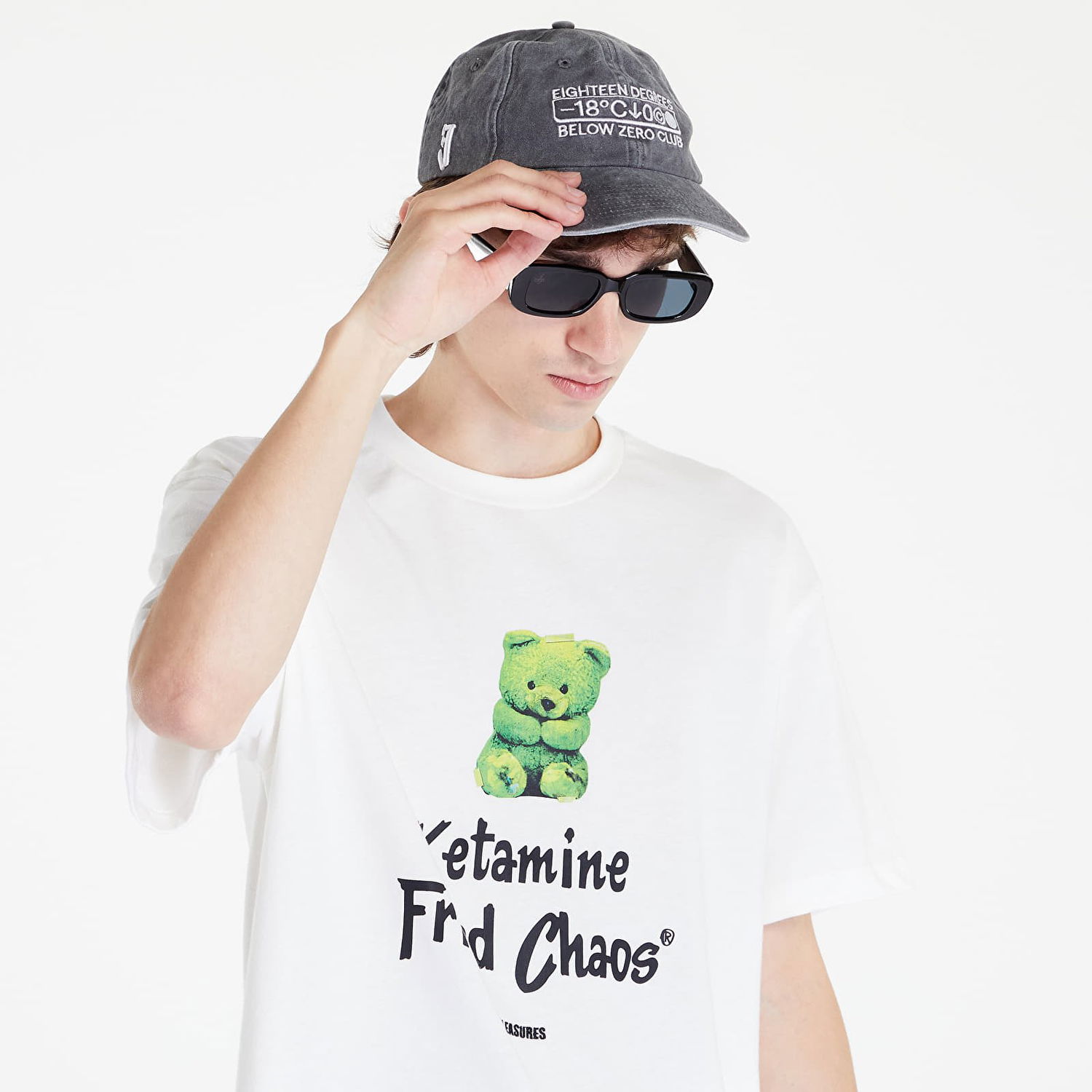 Тениска Pleasures Ketamine T-Shirt Бяло | P22W002 NATURAL, 1