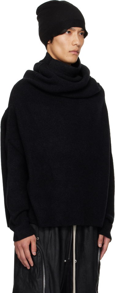 Пуловер Rick Owens Rick Owens Concordians Shroud Cowl Neck Sweater Бяло | RU02E1692 KWP, 4