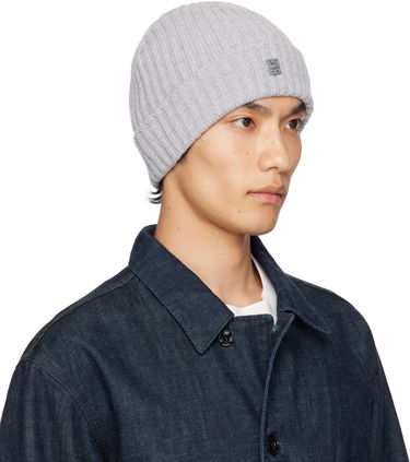 Шапка Givenchy Givenchy Ribbed Beanie Сиво | 710003976002-U7933, 1
