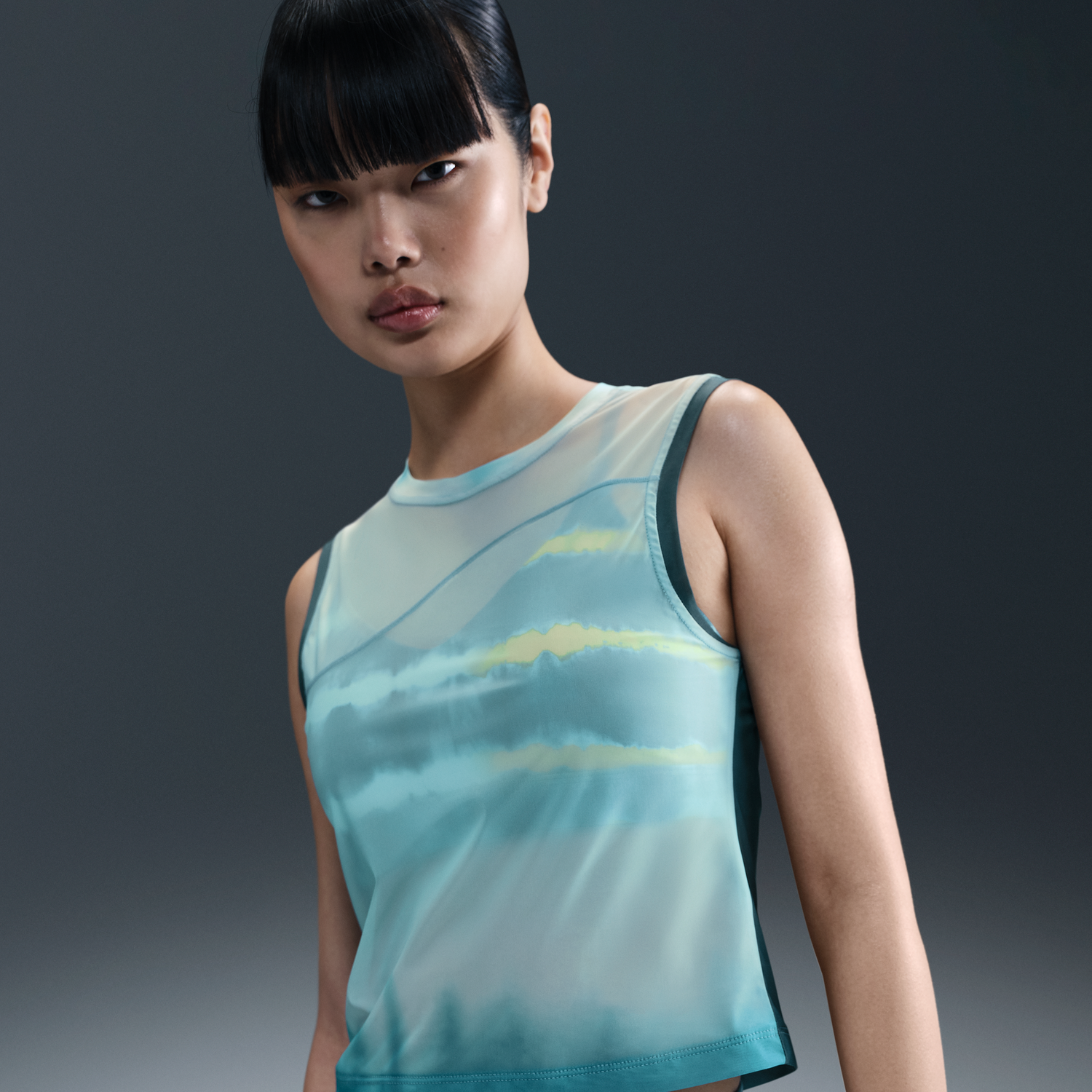 Потник Nike Dri-FIT Printed Training Tank Top From Artist Collection Тюркоазено | HM4793-478, 0