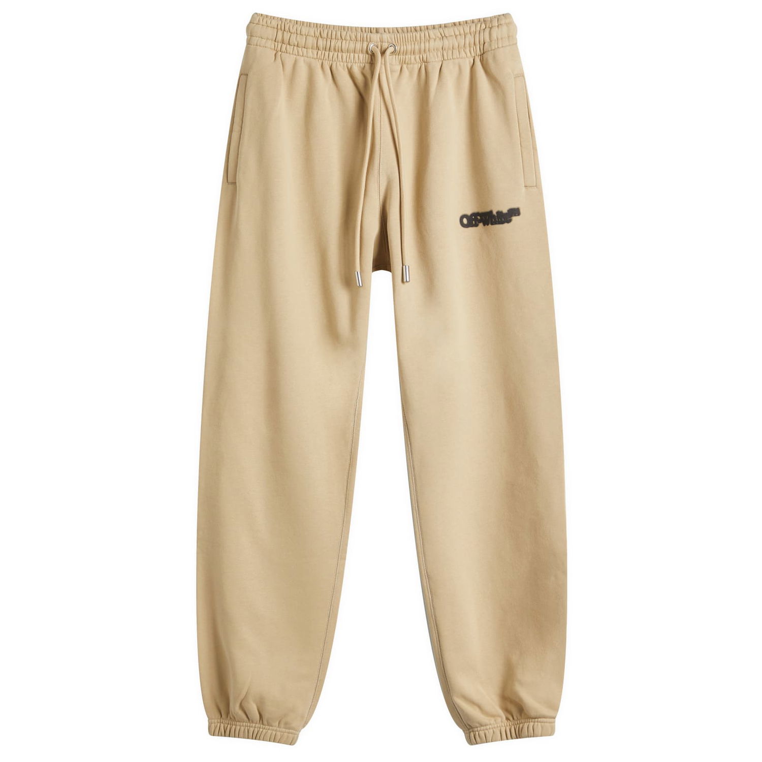 Спортни панталони Off-White Off-White Spray Arrow Cuffed Sweatpants, Size Large Бежово | OMCH057S25FLE0016110, 0