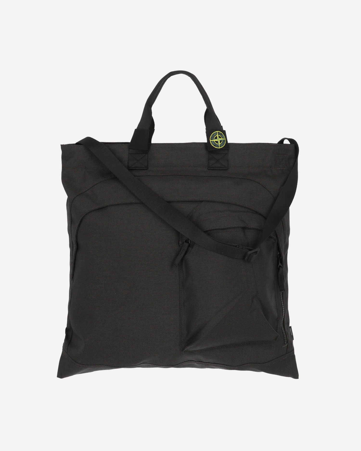 Голяма пазарска чанта Stone Island Cordura Tote Bag Черно | K1S15-9200015-S0075 V0062, 0