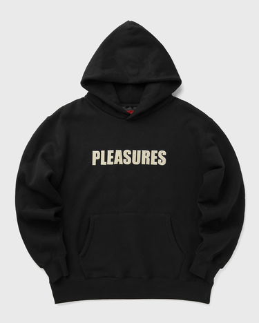 Суитчър Pleasures Pleasures Wave Quilted Hoodie Черно | P24W007-BLACK, 0