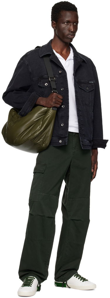 Карго панталони Dolce & Gabbana Dolce&Gabbana Garment-Dyed Cargo Pants Зелено | GP03LTG8KZ7, 3