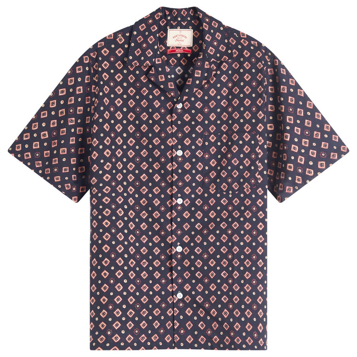 Риза Portuguese Flannel Portuguese Flannel Dice Vacation Shirt Тъмно синьо | SS25-030-NVY, 1