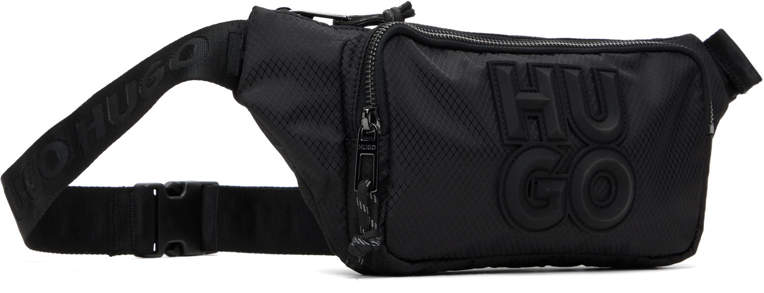 Чанта за кръста BOSS HUGO Stacked Logo Belt Bag Черно | 50536030, 1