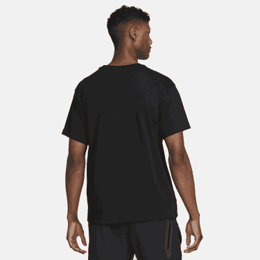 Тениска Nike Sportswear Lightweight Knit Short-Sleeve Top Черно | DM6585-010, 3
