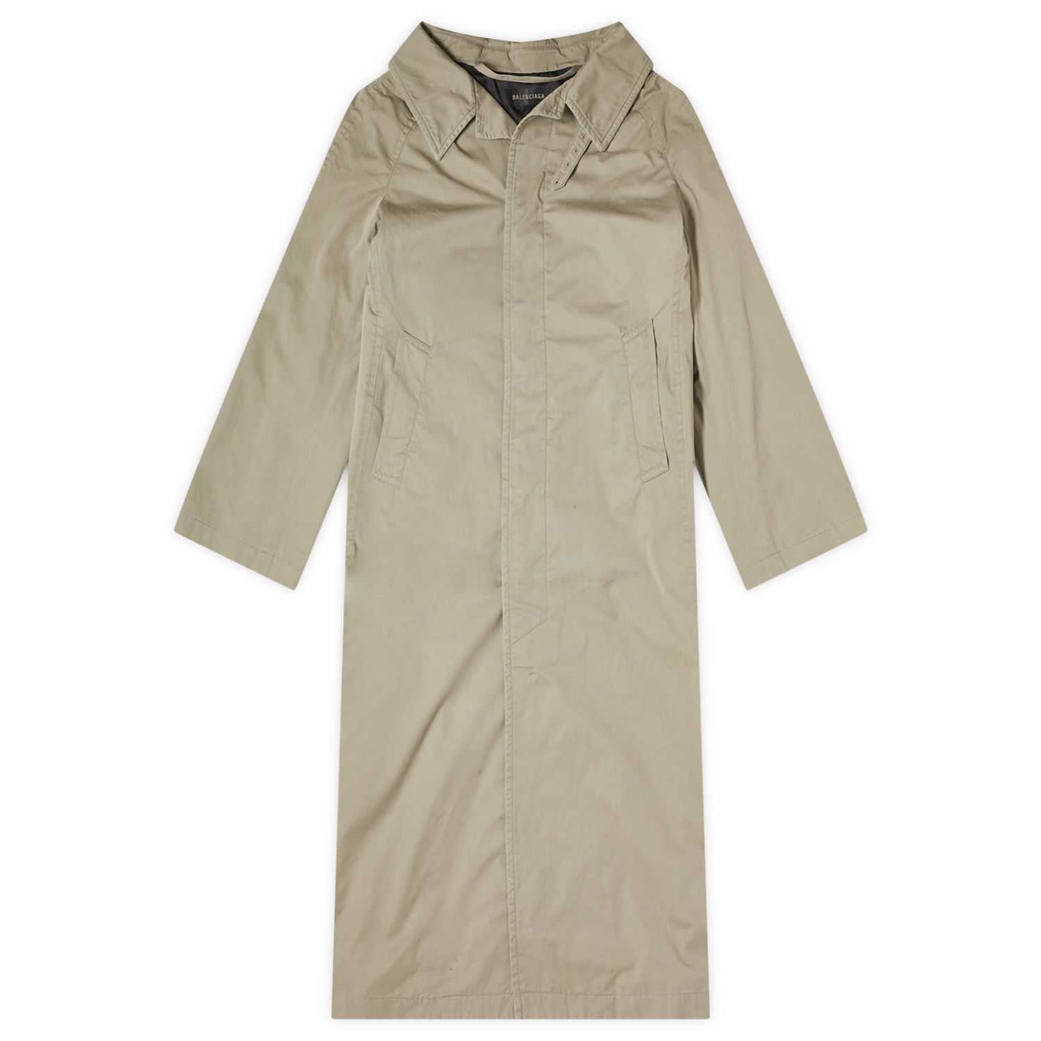 Палта Balenciaga Off Shoulder Carcoat in Sand Бежово | 790765-TBP01-9506, 0