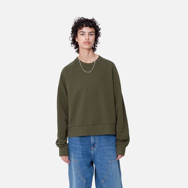 Суитчър Carhartt WIP Cropped Sweatshirt Зелено | I034307_9, 0