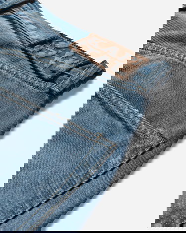 Къси панталони KAPITAL 14oz Denim 5P Bone Shorts Синьо | EK-1448SPA PRO, 4