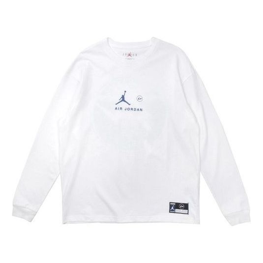 Тениска Jordan Jordan x Fragment Long-Sleeve Tee Бяло | DA2981-094, 0
