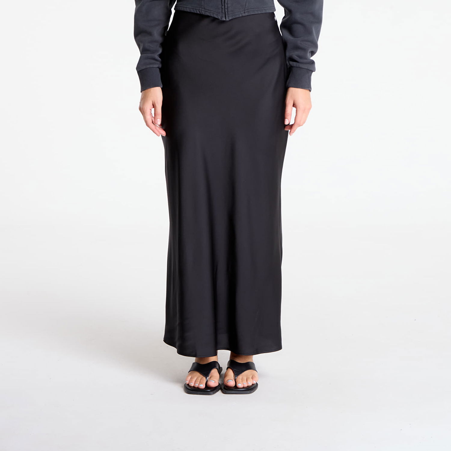 Пола GUESS GUESS Sibilla Long Satin Skirt Черно | W5YD55WF1T2-JBLK, 0