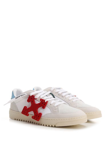 Кецове и обувки Off-White Vulcanized 5.0 Arrows Hang Tag "White Red Blue" Бяло | OMIA227S22LEA0010125, 1