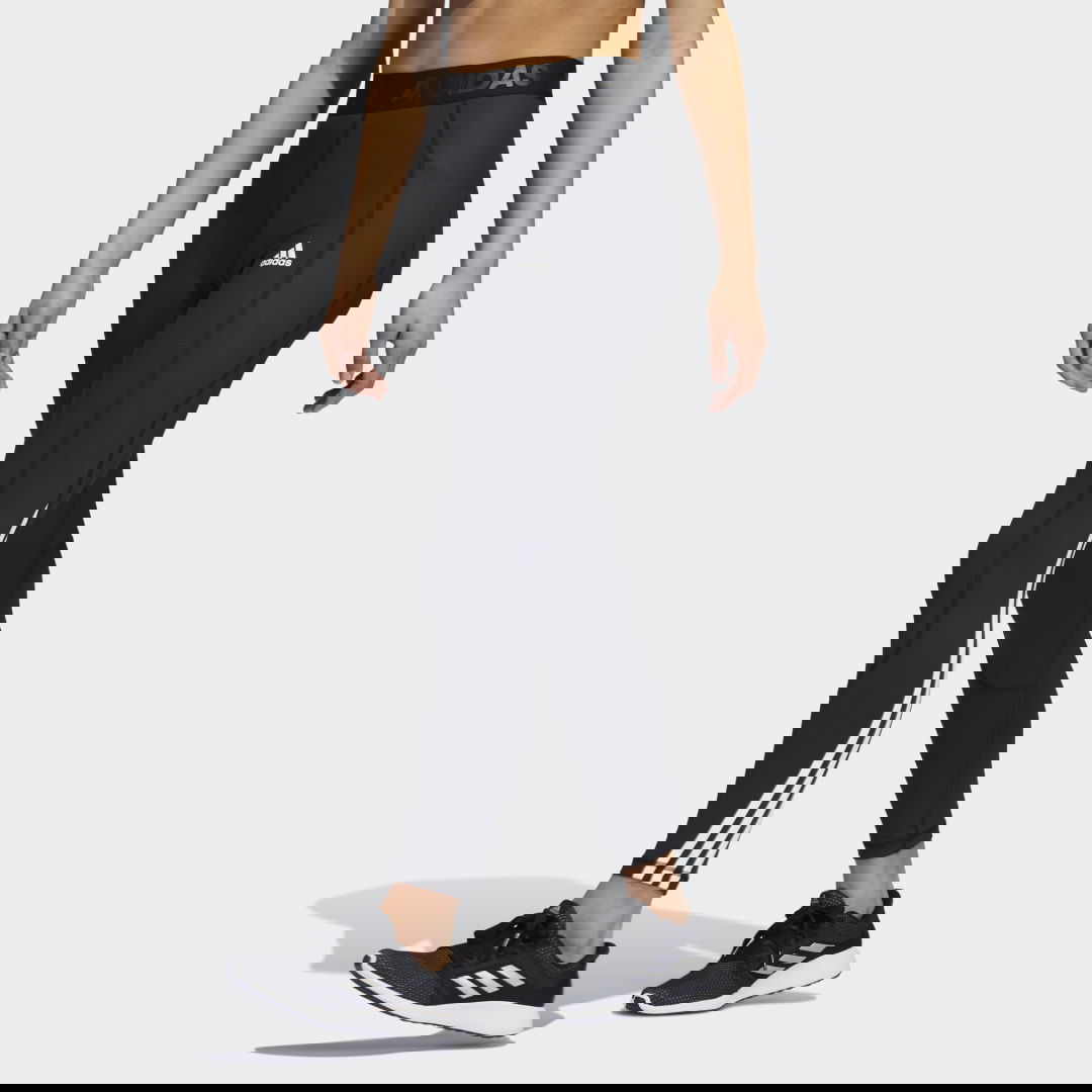 Клинове adidas Originals Techfit 3-Stripes Long Gym Leggings Черно | GR8248, 1