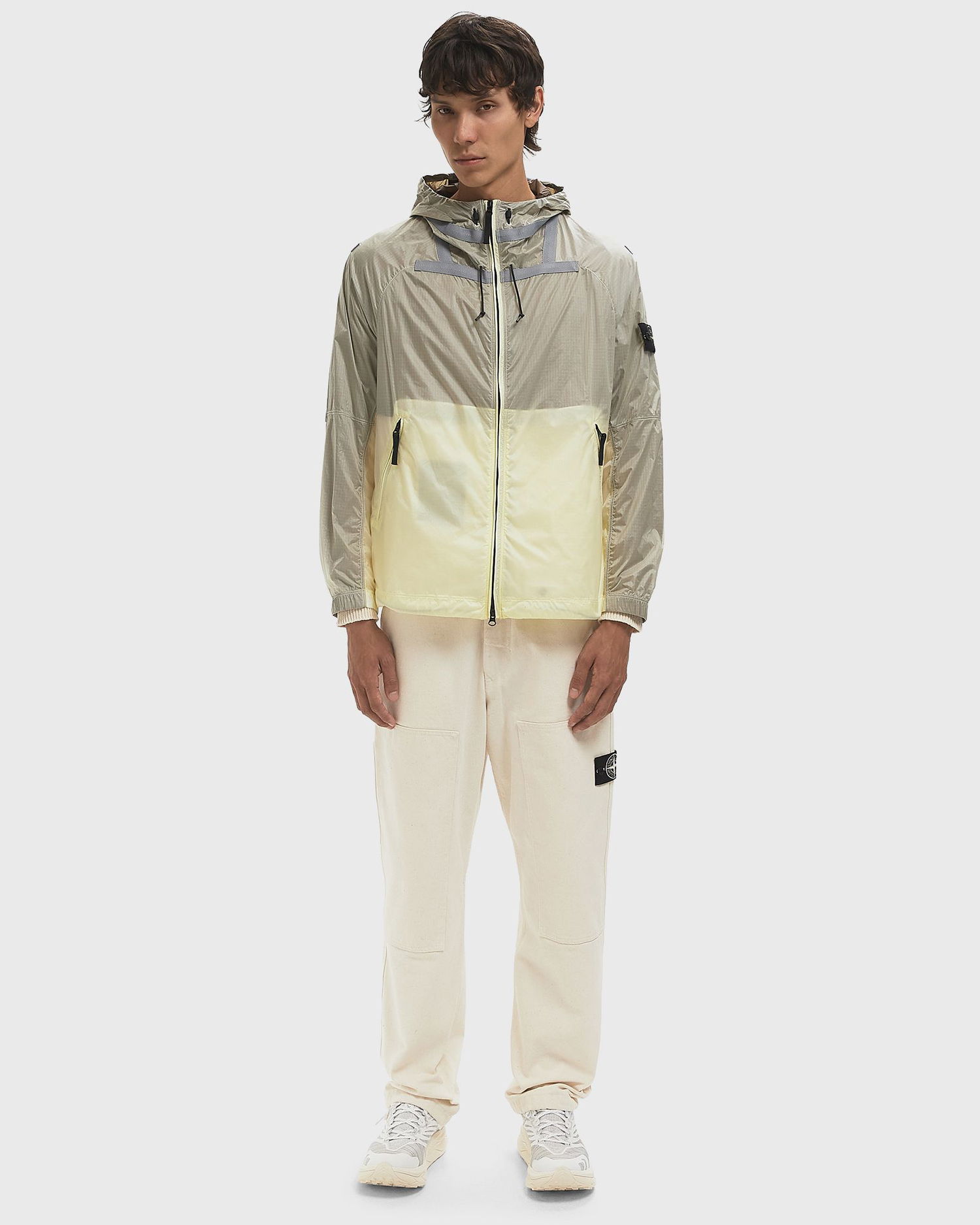 Яке Stone Island Hooded Dip-Dye Jacket Жълто | K2S15Q100008S0163.V0093, 1