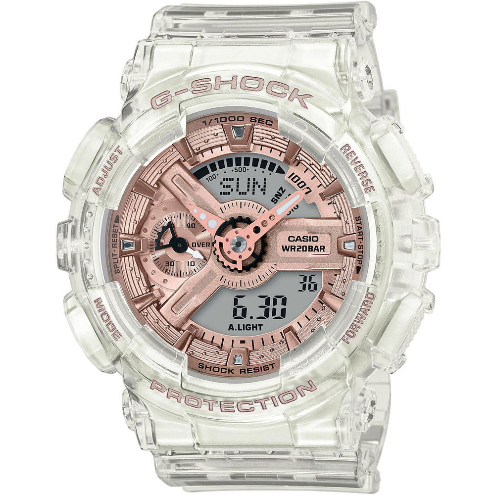 Часовник CASIO G-Shock Бяло | GMA-S110SR-7AER, 1